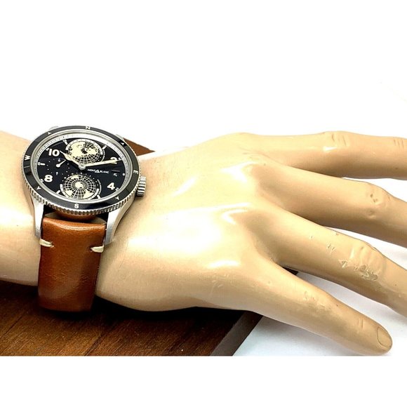 Montblanc Men's Watch Geosphere 1858 Swiss Automatic Black Dial 117837 L… - Picture 5 of 14